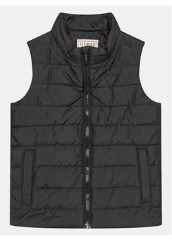Guess Bezrękawnik H4YJ03 WCFM0 Czarny Regular Fit ze sklepu MODIVO w kategorii Kamizelki chłopięce - zdjęcie 181073087