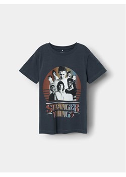 NAME IT T-Shirt STRANGER THINGS 13227698 Granatowy Regular Fit ze sklepu MODIVO w kategorii T-shirty chłopięce - zdjęcie 181073128