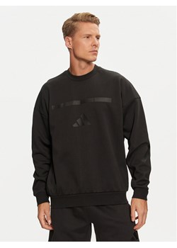 adidas Bluza Z.N.E. JE7536 Czarny Loose Fit ze sklepu MODIVO w kategorii Bluzy męskie - zdjęcie 181073258