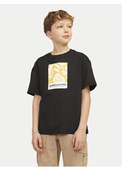 Jack&Jones Junior T-Shirt Jormarbella 12257641 Czarny Loose Fit ze sklepu MODIVO w kategorii T-shirty chłopięce - zdjęcie 181073365