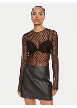 Elisabetta Franchi Body BO-004-46E2 Czarny Regular Fit ze sklepu MODIVO w kategorii Bluzki damskie - zdjęcie 181073485