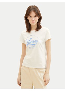 Tom Tailor Denim T-Shirt 1040185 Biały Regular Fit ze sklepu MODIVO w kategorii Bluzki damskie - zdjęcie 181073506