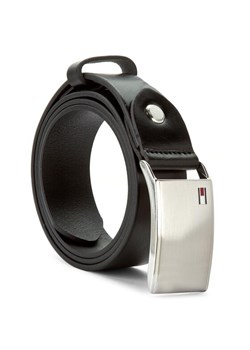 Tommy Hilfiger Pasek Męski Th Plaque Belt 3.5 Adj AM0AM01995 Czarny ze sklepu MODIVO w kategorii Paski męskie - zdjęcie 181073576
