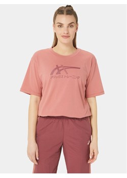 Asics Koszulka techniczna Tiger Tee 2032C509 Czerwony Ahletic Fit ze sklepu MODIVO w kategorii Bluzki damskie - zdjęcie 181073616