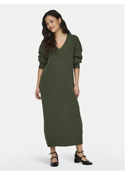 ONLY Sukienka dzianinowa New Tessa 15236372 Zielony Relaxed Fit - id: 0000304542565 - marki ONLY - 181073869 ONLY Sukienka dzianinowa New Tessa 15236372 Zielony Relaxed Fit ze sklepu MODIVO w kategorii Sukienki - zdjęcie 181073869