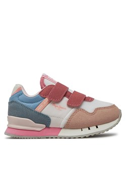 Pepe Jeans Sneakersy London Urban Gk PGS30599 Różowy ze sklepu MODIVO w kategorii Buty sportowe dziecięce - zdjęcie 181073876