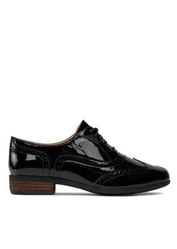 Clarks Oxfordy Hamble Oak 203506494 Czarny ze sklepu MODIVO w kategorii Półbuty damskie - zdjęcie 181073949