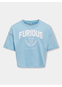 Kids ONLY T-Shirt Gvilla 15322531 Niebieski Regular Fit ze sklepu MODIVO w kategorii Bluzki dziewczęce - zdjęcie 181074005