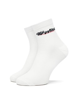 Off-White Skarpety wysokie damskie OWRA018R21KNI Biały ze sklepu MODIVO w kategorii Skarpetki damskie - zdjęcie 181074047