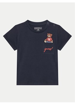 Guess T-Shirt I5RI03 I3Z14 Granatowy Regular Fit ze sklepu MODIVO w kategorii T-shirty chłopięce - zdjęcie 181074097