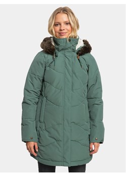 Roxy Kurtka puchowa Ellie Jk Otlr ERJJK03554 Zielony Regular Fit ze sklepu MODIVO w kategorii Kurtki damskie - zdjęcie 181074099