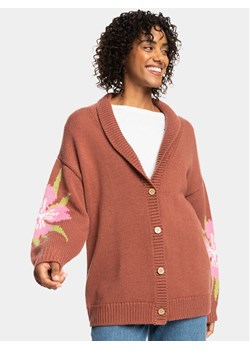 Roxy Kardigan Hand On Heart Swtr ERJSW03584 Pomarańczowy Regular Fit ze sklepu MODIVO w kategorii Swetry damskie - zdjęcie 181074126