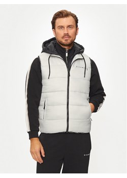 Richmond X Kamizelka Buksa UMA24242PI Szary Regular Fit ze sklepu MODIVO w kategorii Kamizelki męskie - zdjęcie 181074328