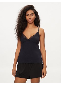 Tommy Hilfiger Koszulka piżamowa UW0UW05404 Granatowy Slim Fit ze sklepu MODIVO w kategorii Piżamy damskie - zdjęcie 181074408