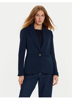 Tommy Hilfiger Marynarka WW0WW44096 Granatowy Slim Fit ze sklepu MODIVO w kategorii Marynarki damskie - zdjęcie 181074469