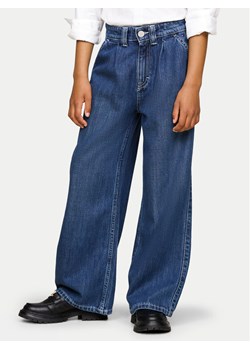 Tommy Hilfiger Jeansy KG0KG08144 Niebieski Loose Fit ze sklepu MODIVO w kategorii Spodnie dziewczęce - zdjęcie 181074526