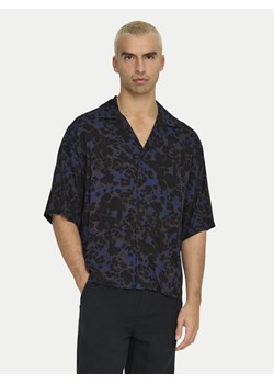 Only & Sons Koszula Harris 22032732 Granatowy Relaxed Fit ze sklepu MODIVO w kategorii Koszule męskie - zdjęcie 181074637