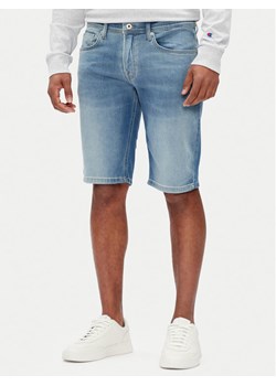 Pepe Jeans Szorty jeansowe PM801075 Niebieski Slim Fit ze sklepu MODIVO w kategorii Spodenki męskie - zdjęcie 181074645