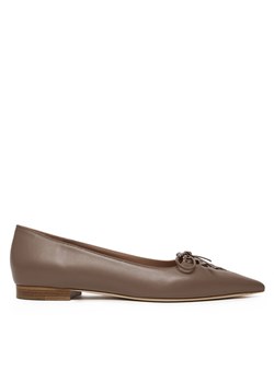 MALONE SOULIERS Baleriny Hedy Flat 10-2 Brązowy ze sklepu MODIVO w kategorii Balerinki - zdjęcie 181074657