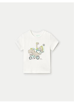 Mayoral T-Shirt 1062 Biały Regular Fit ze sklepu MODIVO w kategorii Kaftaniki i bluzki - zdjęcie 181074689