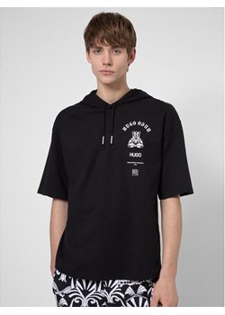 Hugo Bluza Dempura 50446439 Czarny Loose Fit ze sklepu MODIVO w kategorii Bluzy męskie - zdjęcie 181074806