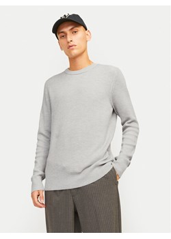 Jack&Jones Sweter Perfect 12257771 Szary Regular Fit ze sklepu MODIVO w kategorii Swetry męskie - zdjęcie 181074905