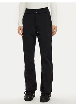 4F Spodnie narciarskie 4FWAW24TFTRF706 Czarny Slim Fit ze sklepu MODIVO w kategorii Spodnie damskie - zdjęcie 181074977