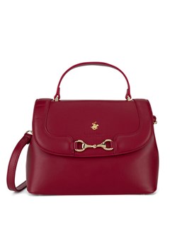 Beverly Hills Polo Club Torebka BHPC-K-046-06 Czerwony ze sklepu MODIVO w kategorii Torebki damskie - zdjęcie 181075177