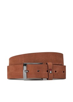 Tommy Hilfiger Pasek Męski Adan Nubuck 3.5 AM0AM12050 Brązowy ze sklepu MODIVO w kategorii Paski męskie - zdjęcie 181075198