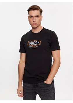 Guess T-Shirt M4RI33 J1314 Czarny Slim Fit ze sklepu MODIVO w kategorii T-shirty męskie - zdjęcie 181075255
