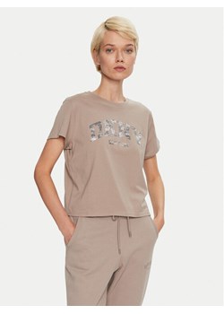 DKNY Sport T-Shirt DP4T9991 Beżowy Relaxed Fit ze sklepu MODIVO w kategorii Bluzki damskie - zdjęcie 181075287