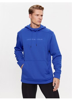 Under Armour Bluza Ua Armour Fleece Graphic Hd 1379744 Niebieski Loose Fit ze sklepu MODIVO w kategorii Bluzy męskie - zdjęcie 181075289