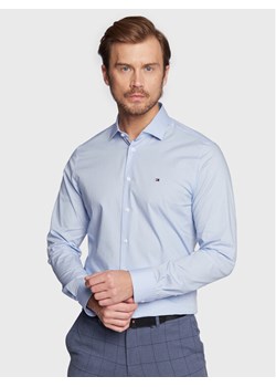 Tommy Hilfiger Koszula MW0MW25040 Błękitny Slim Fit ze sklepu MODIVO w kategorii Koszule męskie - zdjęcie 181075527