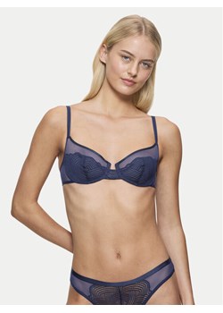 Triumph Biustonosz z fiszbiną Delightful Spotlight 10219854 Granatowy ze sklepu MODIVO w kategorii Biustonosze - zdjęcie 181075636