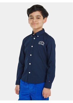 Tommy Hilfiger Koszula Varsity KB0KB08516 Granatowy Regular Fit ze sklepu MODIVO w kategorii Koszule chłopięce - zdjęcie 181075658