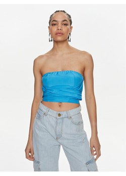 Patrizia Pepe Top 2C1541/A057-CA04 Niebieski Regular Fit ze sklepu MODIVO w kategorii Bluzki damskie - zdjęcie 181075675
