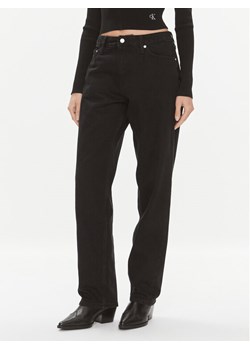 Calvin Klein Jeans Jeansy 90's J20J222865 Czarny Straight Fit ze sklepu MODIVO w kategorii Jeansy damskie - zdjęcie 181075685