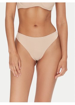 Tommy Hilfiger Stringi UW0UW05214 Beżowy ze sklepu MODIVO w kategorii Majtki damskie - zdjęcie 181075738
