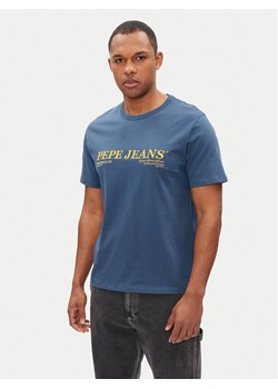 Pepe Jeans T-Shirt Dylan PM509728 Niebieski Regular Fit ze sklepu MODIVO w kategorii T-shirty męskie - zdjęcie 181075878