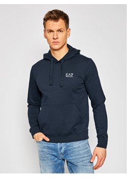 EA7 Emporio Armani Bluza 8NPM04 PJ05Z 0578 Granatowy Regular Fit ze sklepu MODIVO w kategorii Bluzy męskie - zdjęcie 181075889