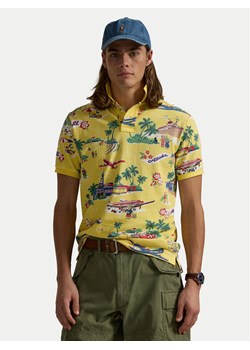 Polo Ralph Lauren Polo 710963485001 Żółty Custom Slim Fit ze sklepu MODIVO w kategorii T-shirty męskie - zdjęcie 181075995