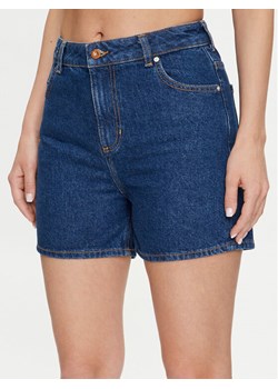 Mustang Szorty jeansowe Charlotte 1015220 Granatowy Comfort Fit ze sklepu MODIVO w kategorii Szorty - zdjęcie 181076025