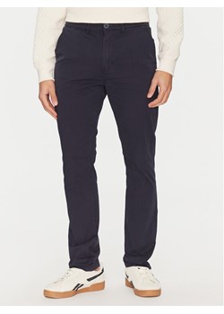 Napapijri Chinosy M-Puyo NP0A4H98 Granatowy Slim Fit ze sklepu MODIVO w kategorii Spodnie męskie - zdjęcie 181076115