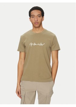G-Star Raw T-Shirt G-Script D25150-C812 Zielony Regular Fit ze sklepu MODIVO w kategorii T-shirty męskie - zdjęcie 181076216