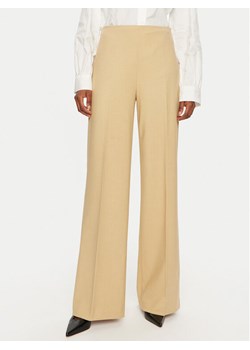 United Colors Of Benetton Spodnie materiałowe 4962DF01Z Beżowy Wide Leg ze sklepu MODIVO w kategorii Spodnie damskie - zdjęcie 181076398
