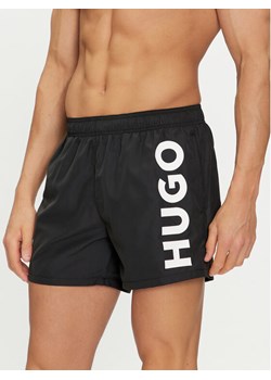 Hugo Szorty kąpielowe Abas 50513979 Czarny Regular Fit ze sklepu MODIVO w kategorii Kąpielówki - zdjęcie 181076425