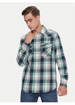 Wrangler Koszula Western 112357242 Zielony Regular Fit ze sklepu MODIVO w kategorii Koszule męskie - zdjęcie 181076576