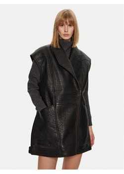 Gestuz Bezrękawnik Gelly 10909519 Czarny Regular Fit ze sklepu MODIVO w kategorii Kamizelki damskie - zdjęcie 181076877