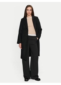 Marc O'Polo Płaszcz wełniany 408 0294 71265 Czarny Regular Fit ze sklepu MODIVO w kategorii Płaszcze damskie - zdjęcie 181076895