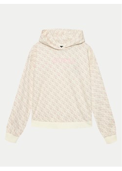 Guess Bluza J4YQ00 KA6R4 Beżowy Regular Fit ze sklepu MODIVO w kategorii Bluzy chłopięce - zdjęcie 181076969
